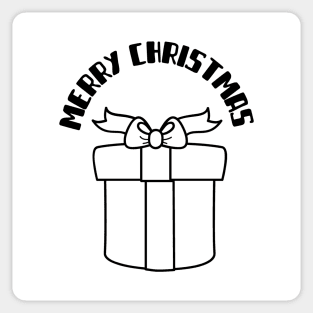 MERRY Christmas Gifts Black Sticker